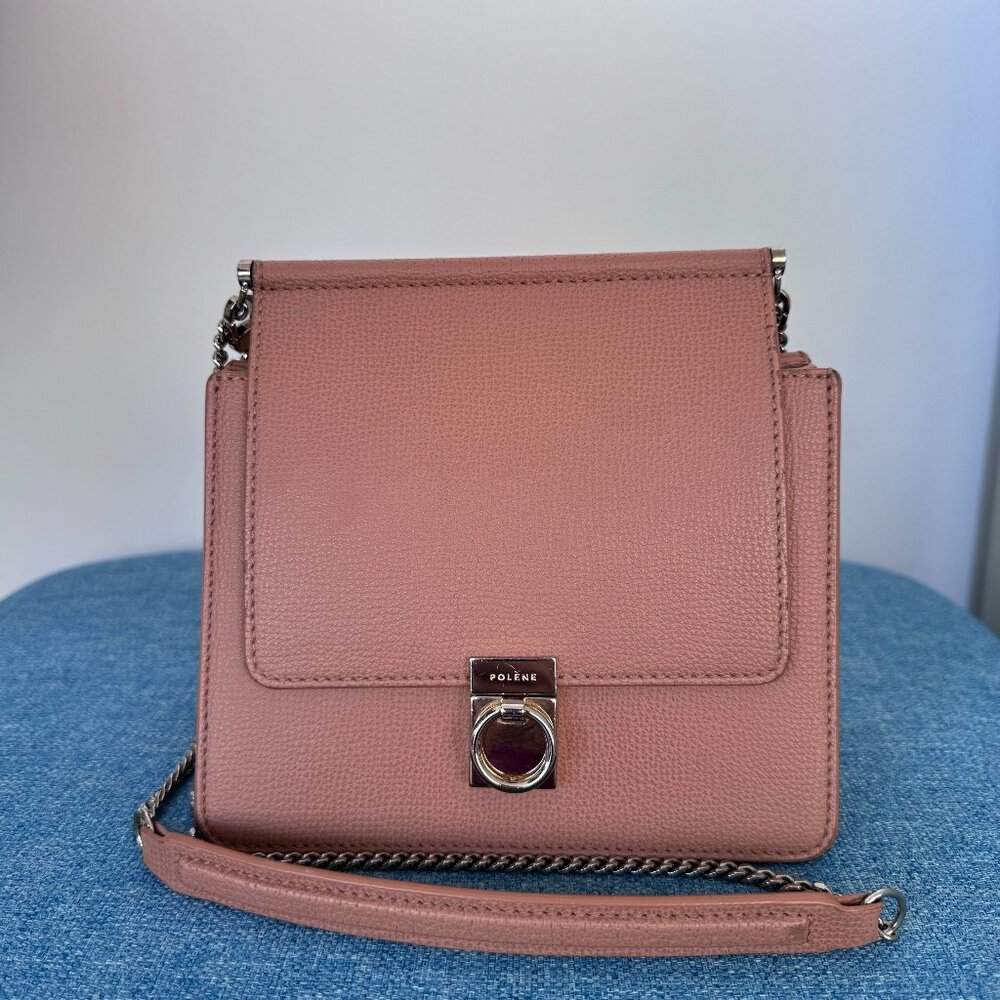 Polene Pink Crossbody Bag